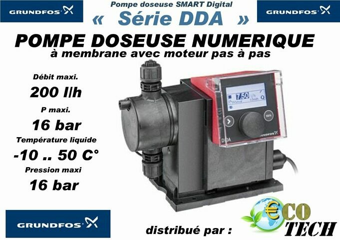 Pompes Doseuses De Produits Chimiques Série Grundfos DDE
